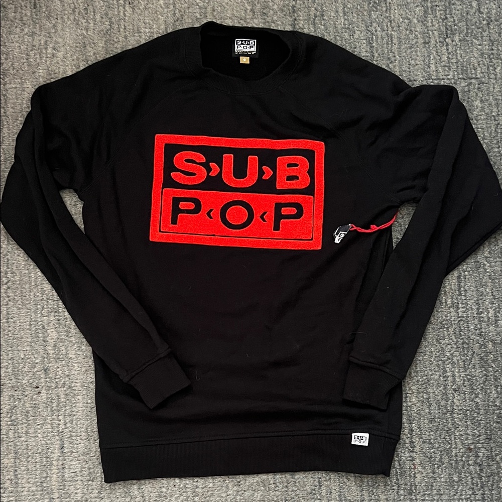 SubPop men’s small black sweatshirt - New